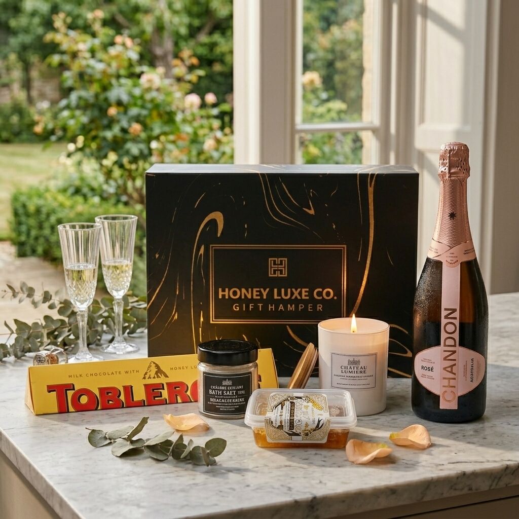 Château Lumière Indulgence — Rosé, Candle & Honeycomb