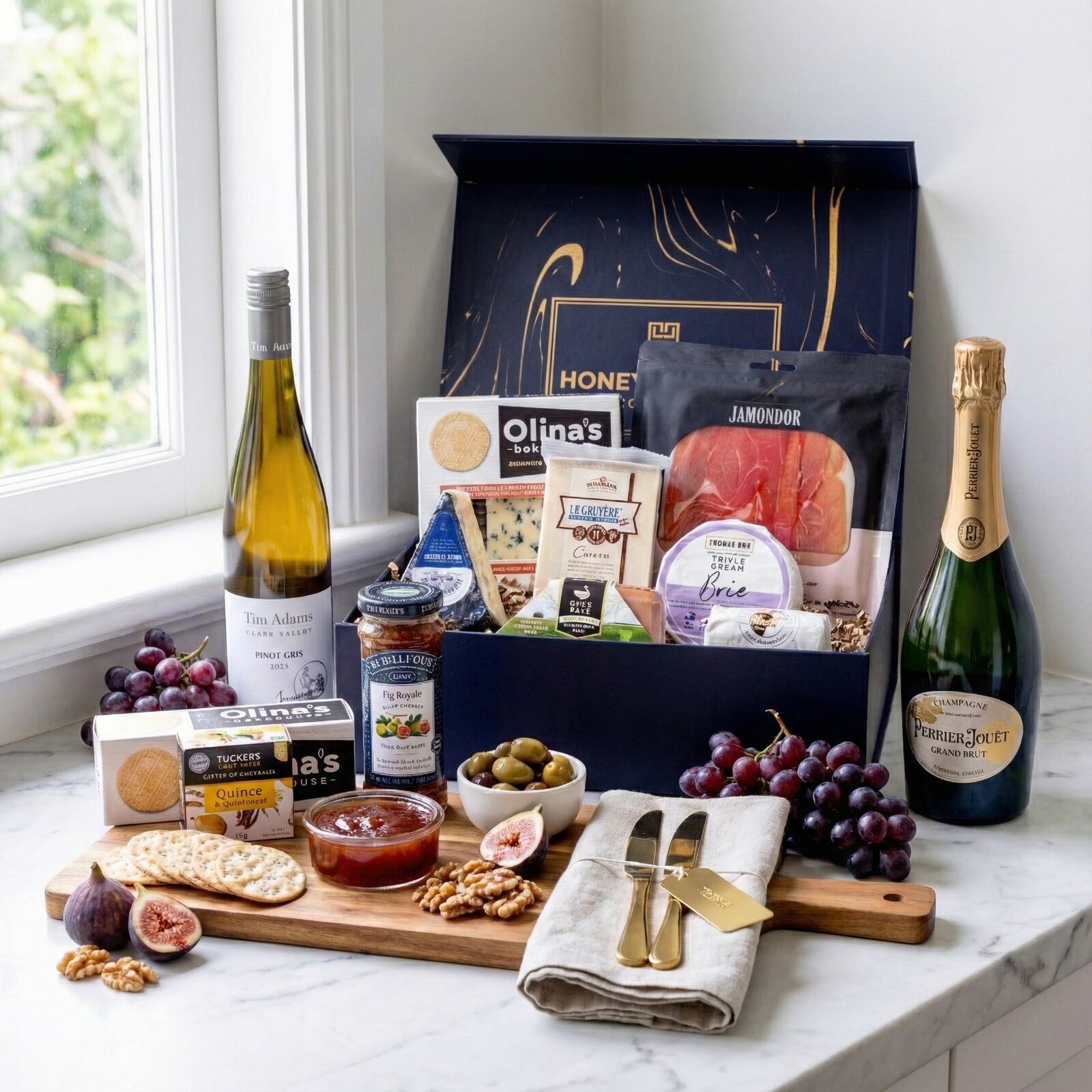 Grand Decadence – Perrier-Jouët & Dolce Vita Gourmet Feast Hamper