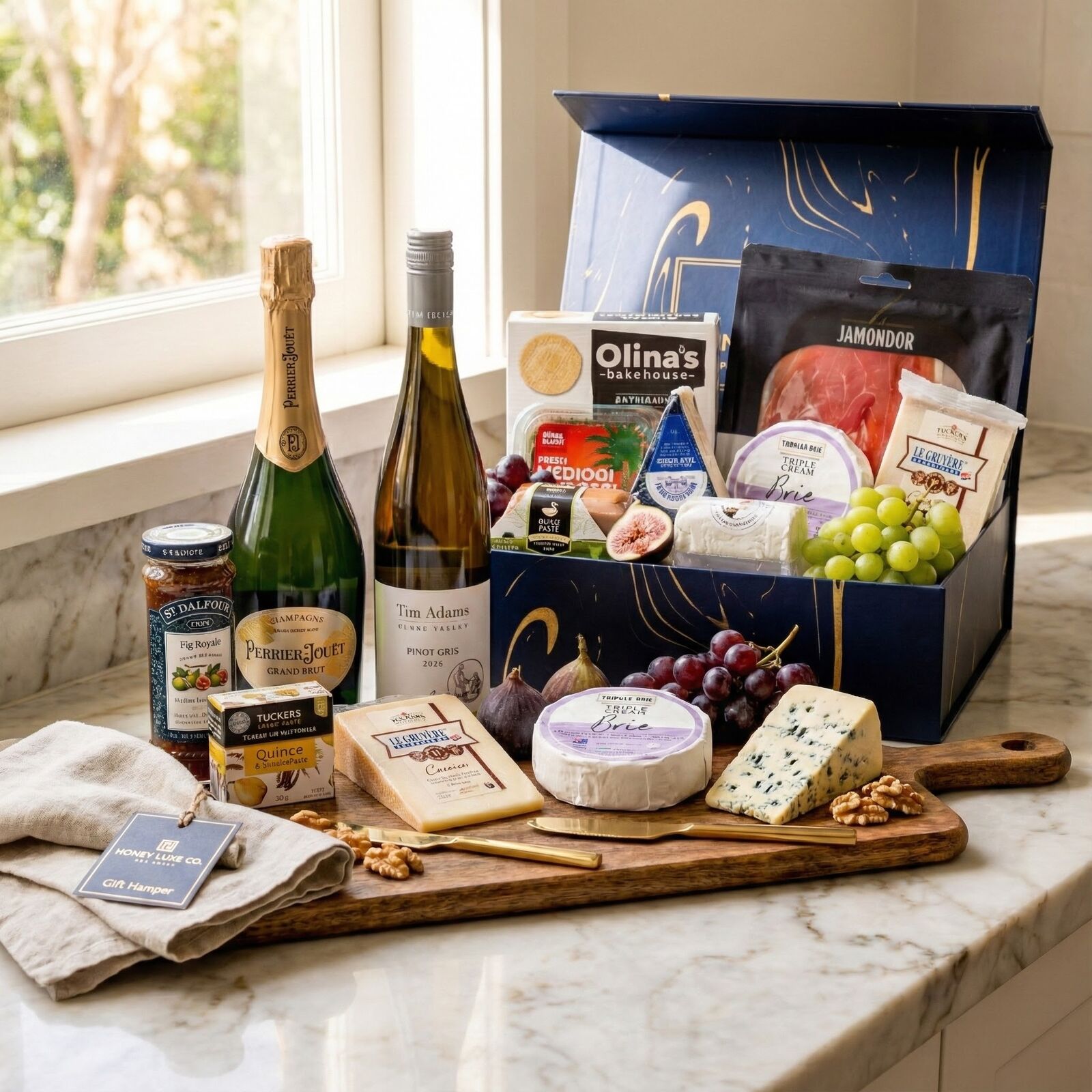 Grand Decadence – Perrier-Jouët & Dolce Vita Gourmet Feast Hamper