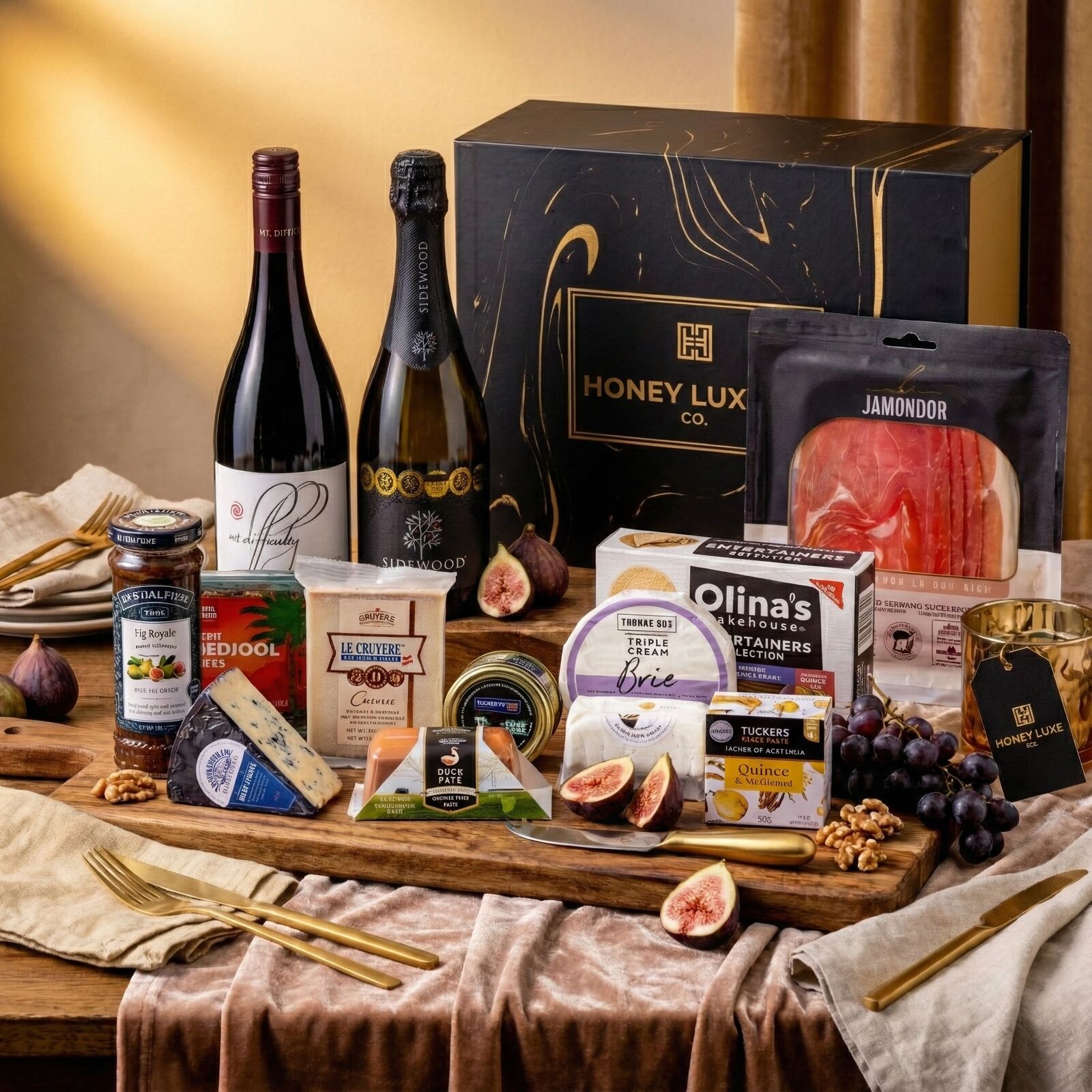 Epicurean Harmony – Sparkling & Pinot Noir Gourmet Feast Hamper