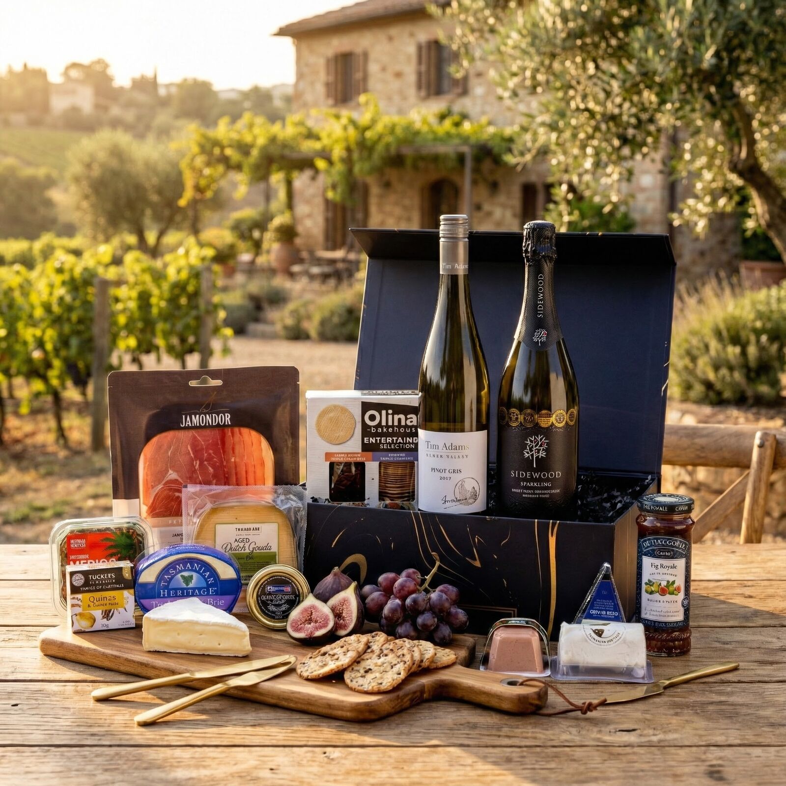 Grand Indulgence – Perrier-Jouët, Pinot Noir & Artisan Gourmet Feast Hamper