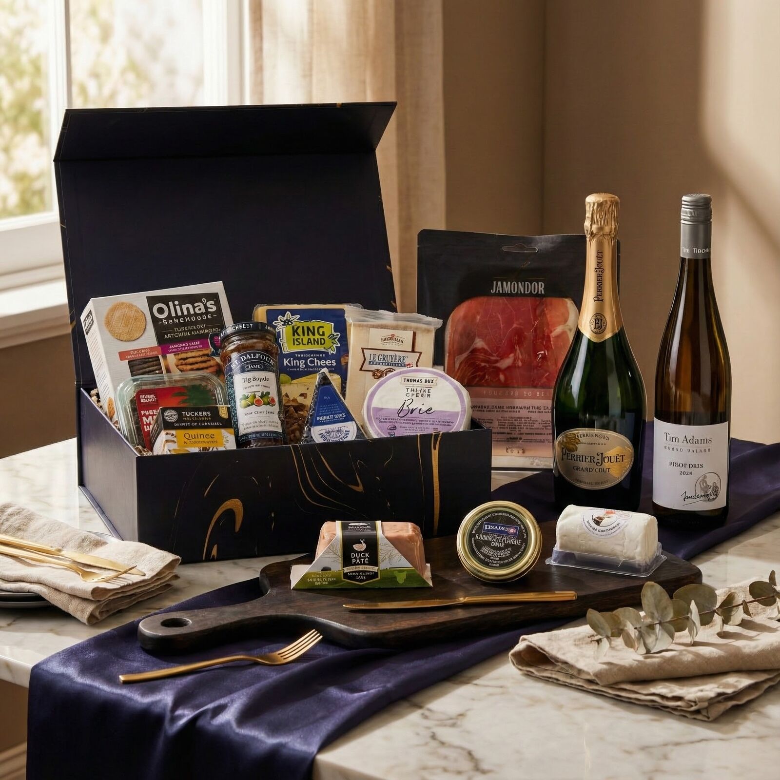 Grand Decadence – Perrier-Jouët & Dolce Vita Gourmet Feast Hamper