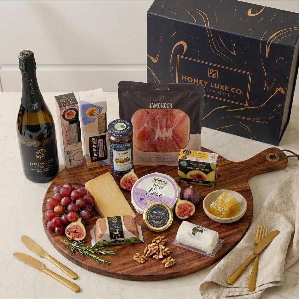 Sidewood Sparkling Luxe Grazing Hamper — Cheese, Charcuterie & Caviar