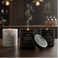 Château Lumière Luxury Scented Soy & Coconut Wax Candle — Large