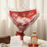 Ferrero Rocher Heart Chocolate Bouquet