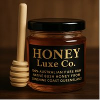 Honey Luxe Co. 100% Australian Pure Raw Native Bush Mini Honey – 50g