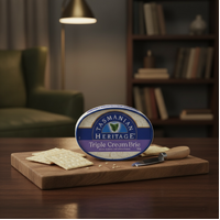 Tasmanian Heritage Triple Cream Oval Brie Cheese 125 g