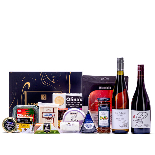 Epicurean Decadence – Dual Wine & Artisan Gourmet Feast Hamper